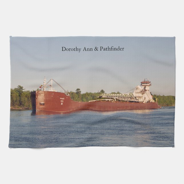 Dorothy Ann & Pathfinder kitchen towel (Horizontal)