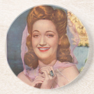 Dorothy Lamour 1940s star of the 'Road' pictures Coaster