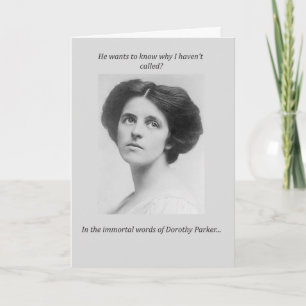 Dorothy Parker Quote Card