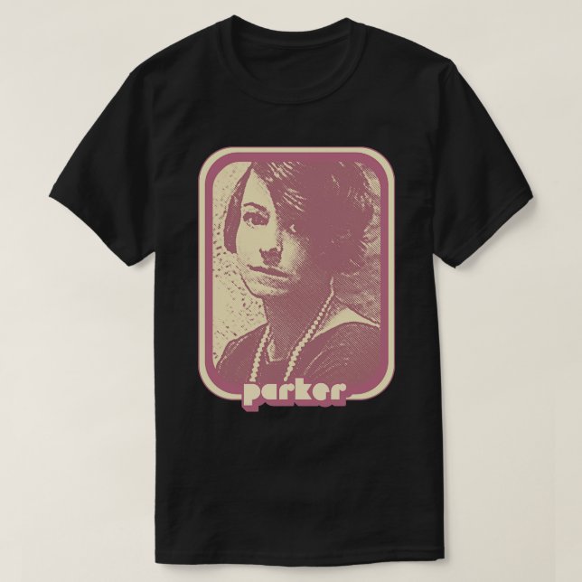 Dorothy Parker Retro Fan Art Design T-Shirt (Design Front)