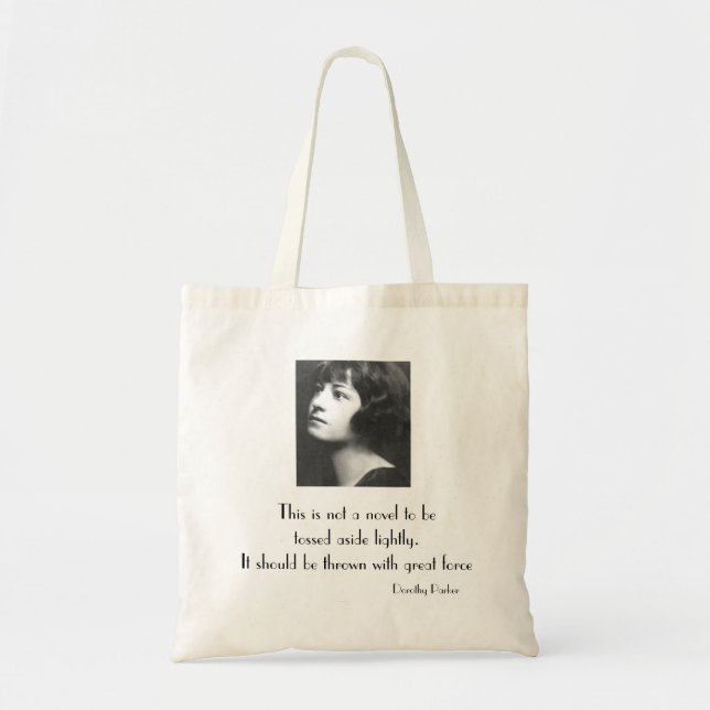Dorothy Parker Tote Bag (Front)
