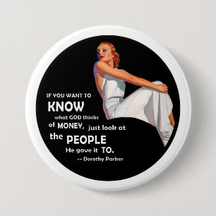 Dorothy Parker: Wit & Wisdom 7.5 Cm Round Badge