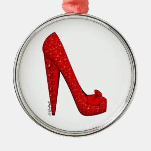 Dorothy Ruby Pump Holiday Ornament
