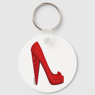 Dorothy Ruby Pump Key Ring