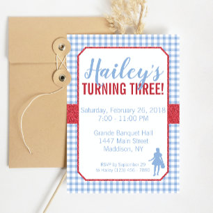 Dorothy Wizard of Oz Birthday Invitation