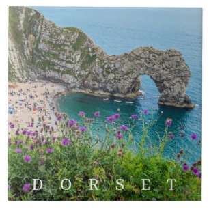 Dorset Durdle Door view ceramic tile