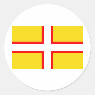 Dorset Flag Classic Round Sticker