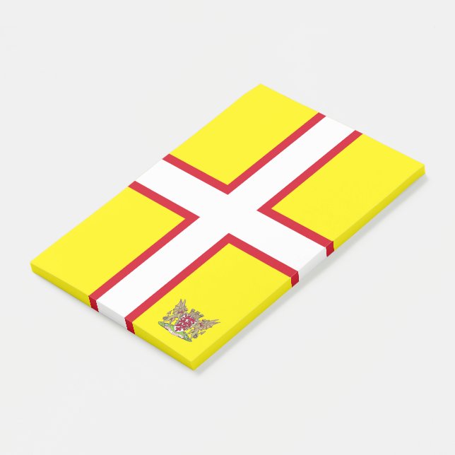 Dorset flag post-it notes (Angled)