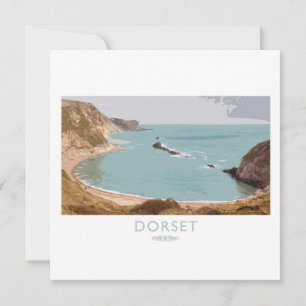 Dorset Railway Poster Holiday Card