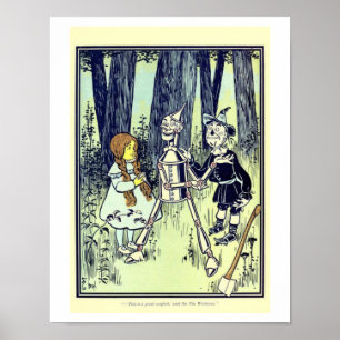 Dorthy & Scare Crow meet Tin Man Poster