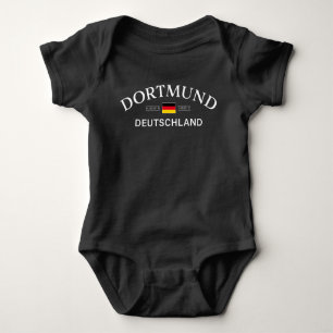 Dortmund Deutschland Coordinates German Baby Bodysuit