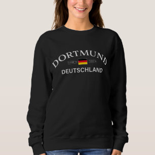 Dortmund Deutschland Coordinates German Sweatshirt