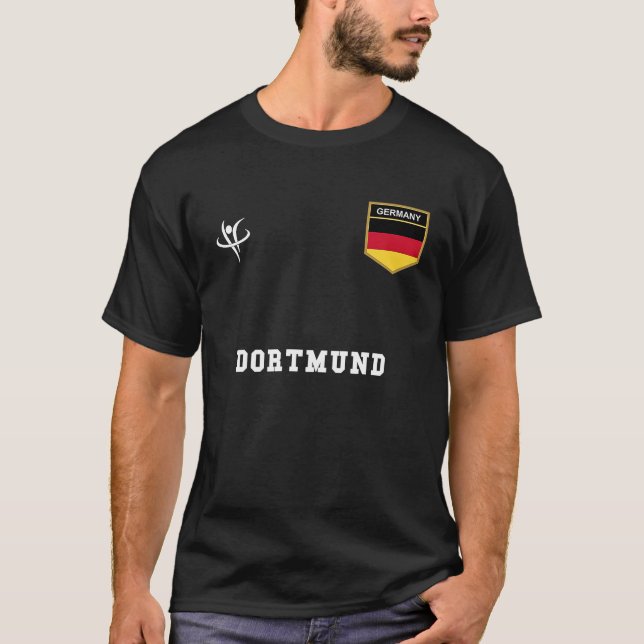 DORTMUND Germany Vintage Sports T-Shirt (Front)