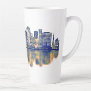 Dortmund Skyline Latte Mug