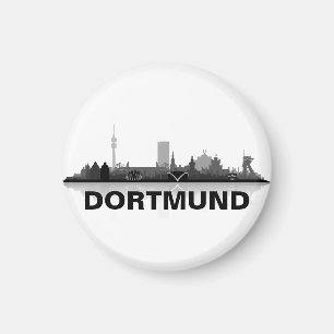 Dortmund Skyline refrigerator Magnet