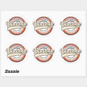 Dortmund vintage style logo, classic round sticker