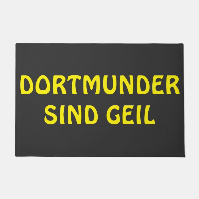 Dortmunder are a gay design doormat (Front)