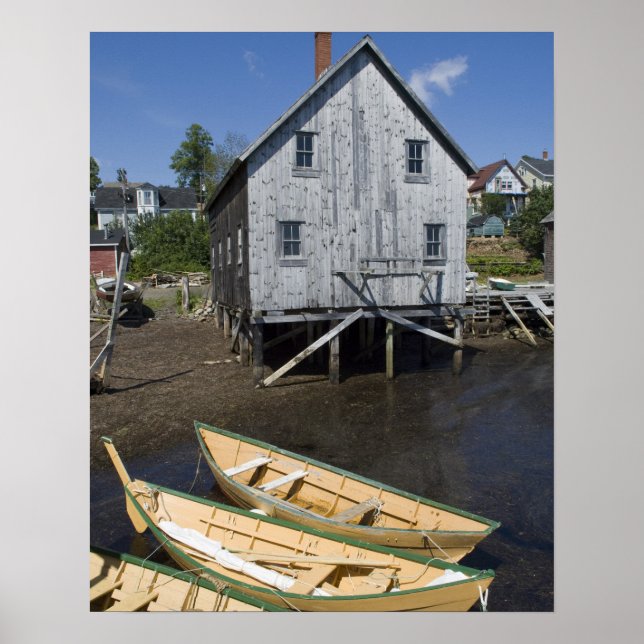 Dory builder,Lunenburg, Nova Scotia, Canada Poster (Front)