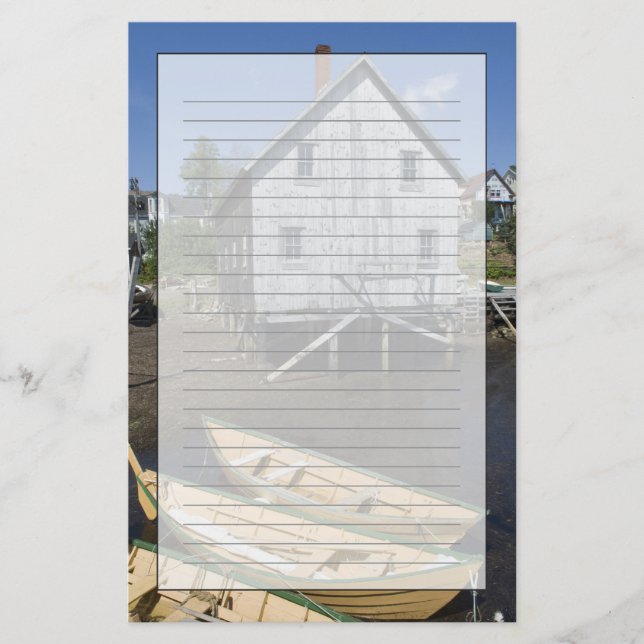 Dory builder,Lunenburg, Nova Scotia, Canada Stationery (Front)