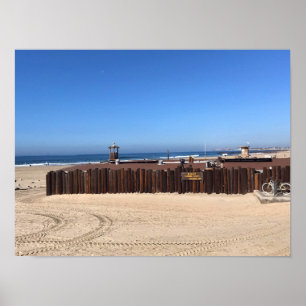 Dory Fishing Fleet, Newport Beach, California Poster