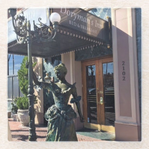 Doryman's Inn, Newport Beach, California Glass Coaster