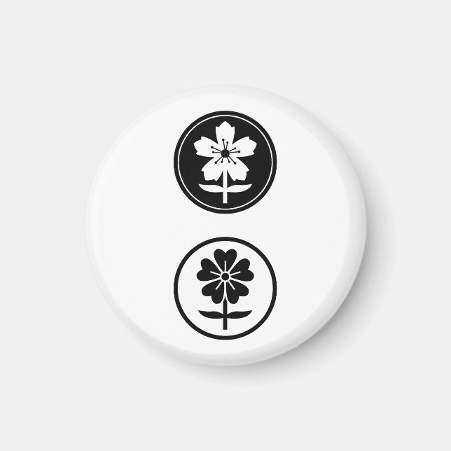 dos flores magnet (Front)