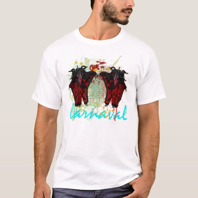 Dos Vejigantes Carnaval T-Shirt (Front)