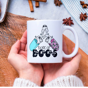 Dose of Boos Funny Medical Halloween Coffee Mug