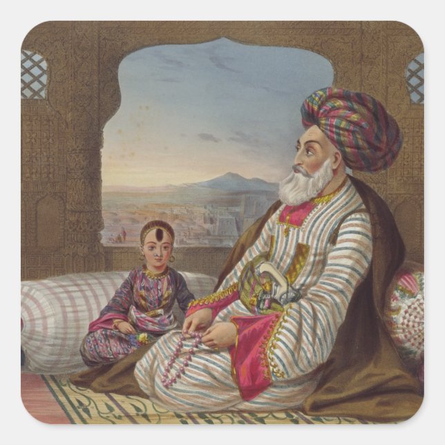 Dost Mahommed (1793-1863) King of Caubul and his Y Square Sticker (Front)