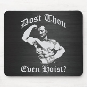 Dost Thou Even Host? Eugen Sandow - Bodybuilding Mouse Pad
