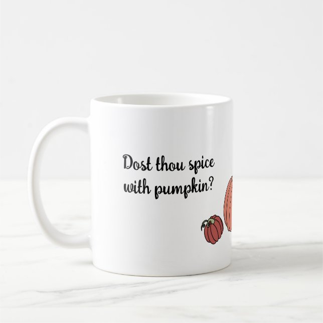 Dost thou spice with pumpkin mug (Left)