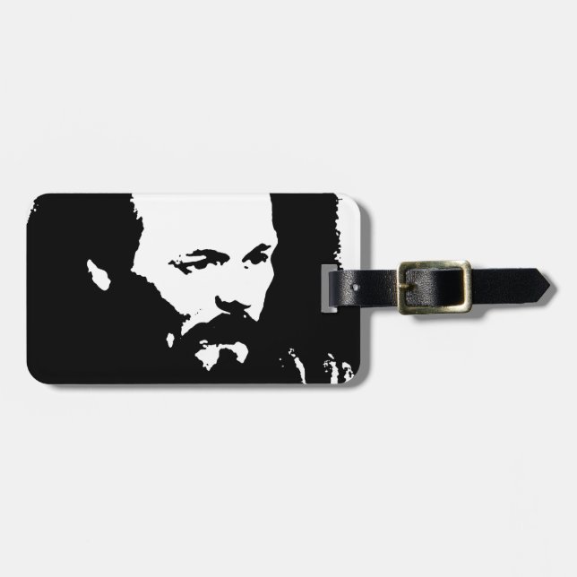 Dostoevsky Luggage Tag (Front Horizontal)