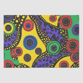 Dot art abstract 9 tissue paper