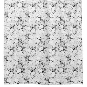 Dot, Black Cow Shower Curtain