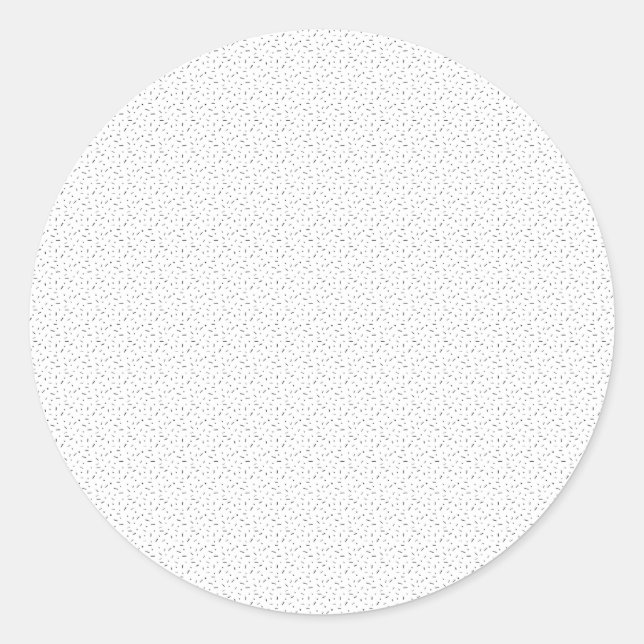Dot, Dark Grey, Charcoal Classic Round Sticker (Front)