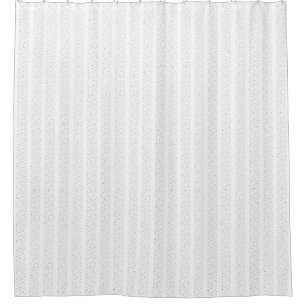 Dot, Dark Grey, Charcoal Shower Curtain