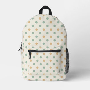 Dot Dash  Printed Backpack