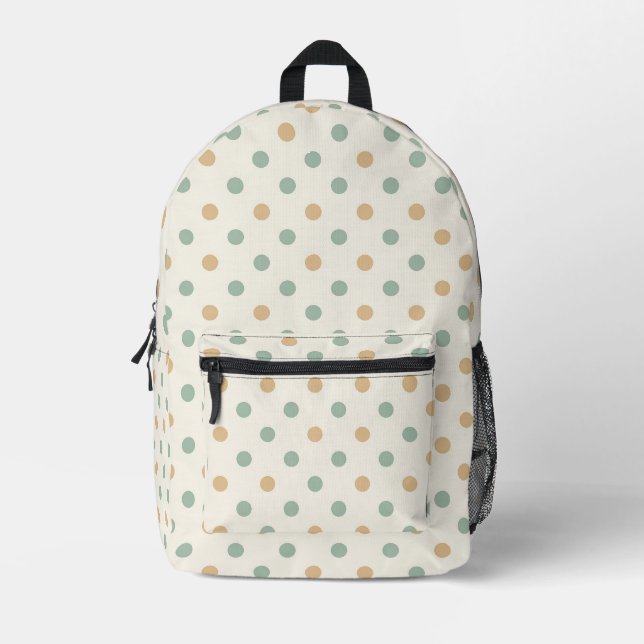 Dot Dash  Printed Backpack (Front)