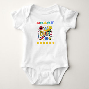 Dot Day,A Fun Design for Your Little Artist. Baby Bodysuit