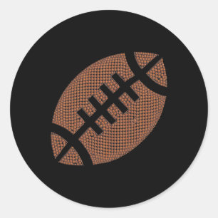 Dot Day For Kids Boys Girls Youths Dotted Football Classic Round Sticker