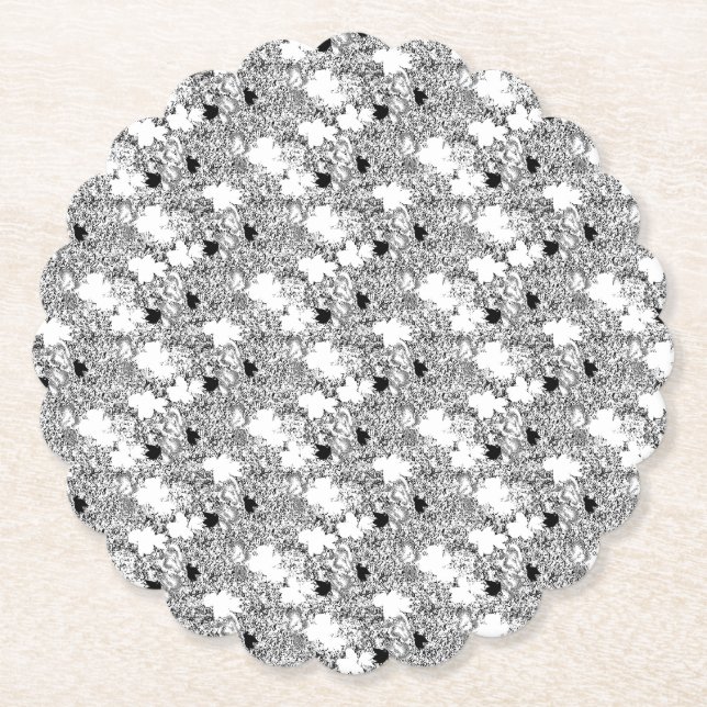 dot Design Four Paper Coaster (Front)