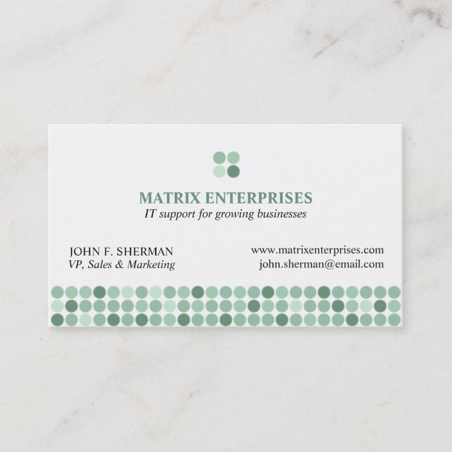 Dot Dot Dot Business Cards (Front)