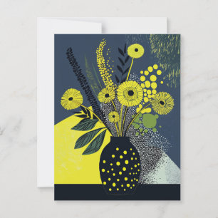 Dot Dot Flower #005 Postcard