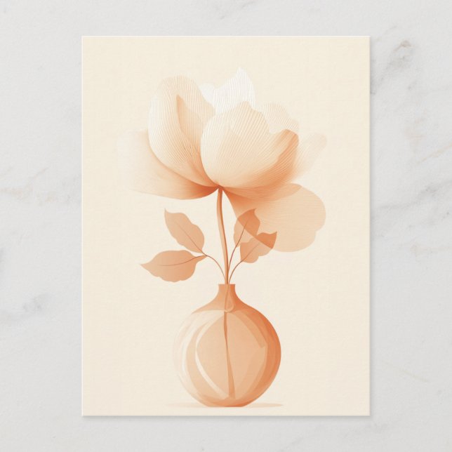 Dot Dot Flower #008 Postcard (Front)