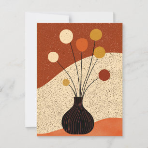 Dot Dot Flower #012 Postcard