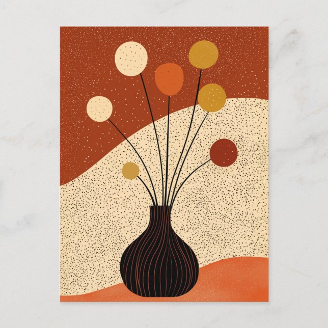 Dot Dot Flower #012 Postcard (Front)