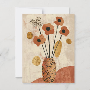 Dot Dot Flower #024 Postcard