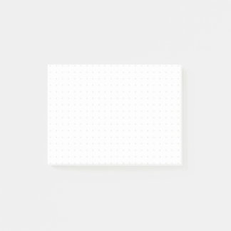 “Dot Grid” – Minimalist Dot Pattern (Black Dots) Post-it Notes