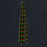 Dot Heart Stoplight Tie<br><div class="desc">A Stoplight drawn with heart-shaped “lights”,  made entirely out of Dots.</div>