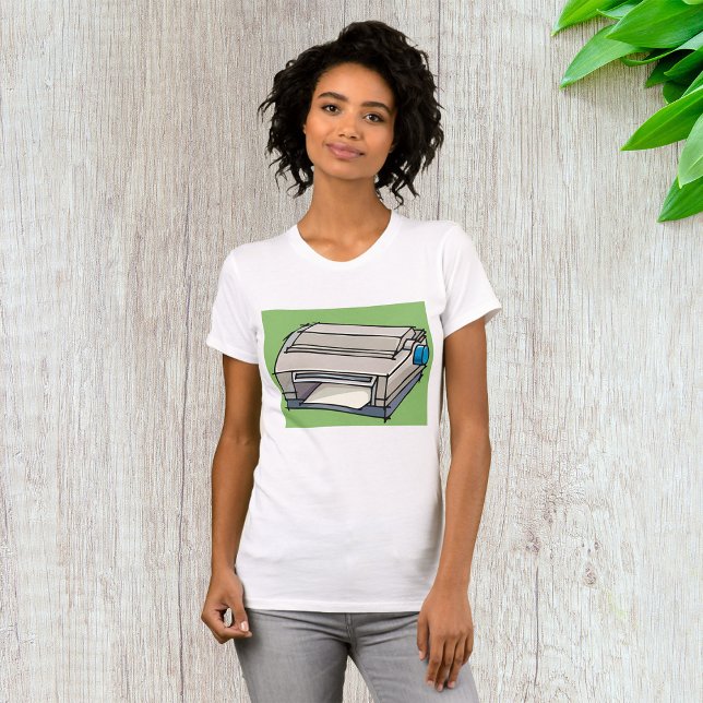 Dot Matrix Printer Womens T-Shirt (Creator Uploaded)